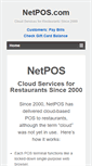 Mobile Screenshot of netpos.com